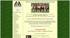 Desktop Screenshot of horseinfo.com